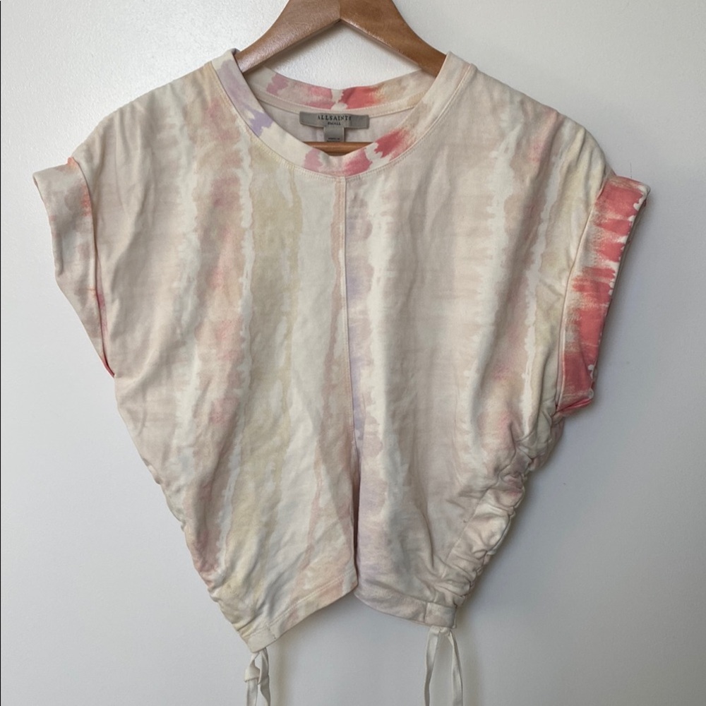 All Saints Tie-Dye Top